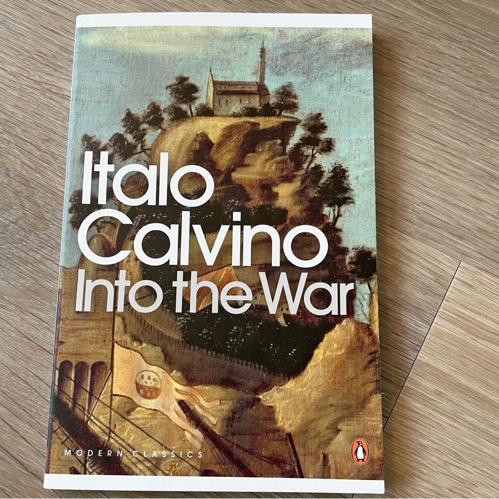 Italio Calvino Into the War Paperback Memoir Book